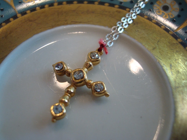 Corpus Christi W11 Crystal Cross Necklace