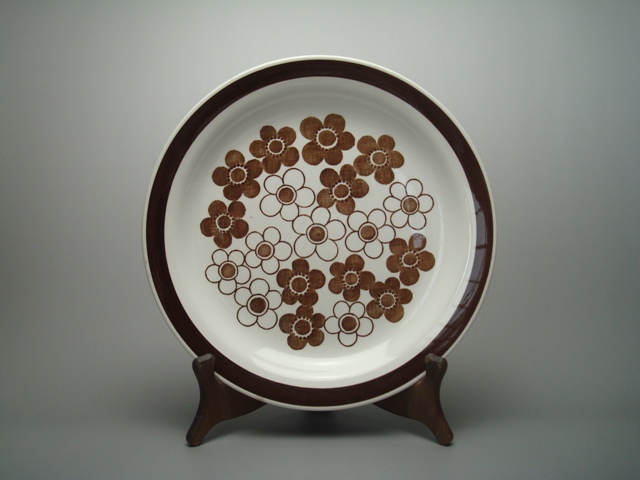 Rorstrand Anemon Plate L brown